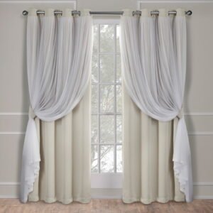 NICETOWN Layered Blackout Curtain Panels