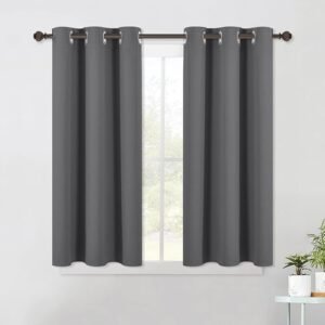 NICETOWN Solid Blackout Curtain Panels