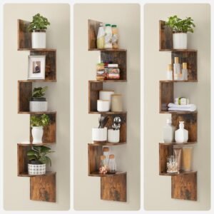 VASAGLE Floating Corner Shelf