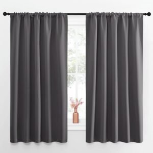 NICETOWN Velvet Blackout Curtain Panels